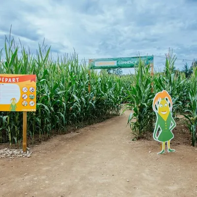 Popcorn Labyrinthe — vue 2, activité à Bromont-Lamothe (Puy-de-Dôme)